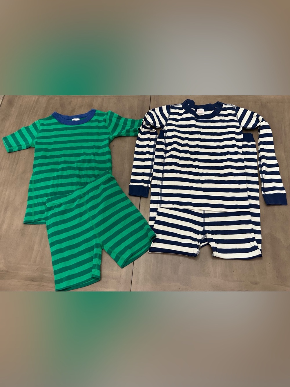 Hanna Andersson Classic Striped Pajamas Lot US Kids Size 10